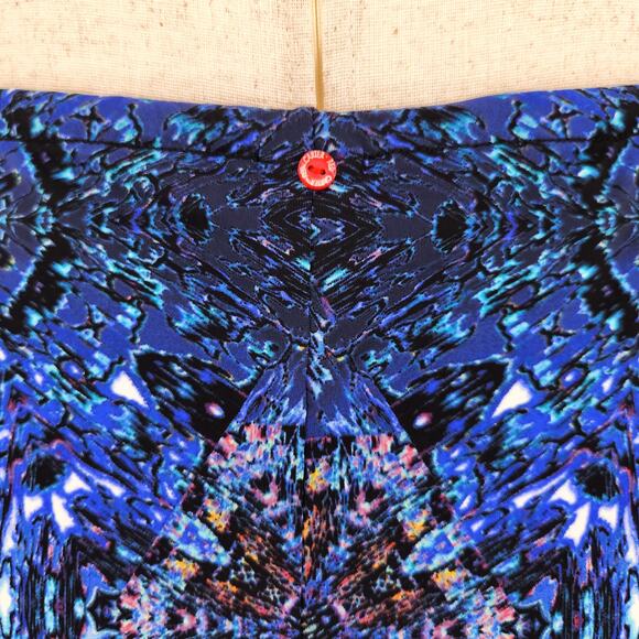 Red Carter Women Blue Mandala Printed Swimwear Cover-Up Maxi Halter Dress Size L - Picture 7 of 11